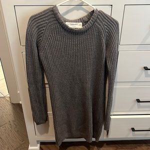 Zara Grey Knit Dress Size M